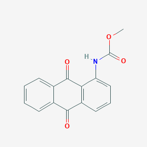 molecular formula C16H11NO4 B8799770 1-Methoxycarbonylamino-anthraquinone CAS No. 61059-30-1