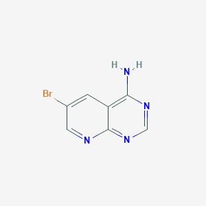 molecular formula C7H5BrN4 B8799980 6-Bromopyrido[2,3-d]pyrimidin-4-amine 