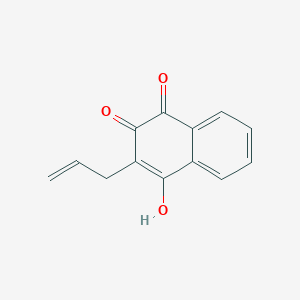 molecular formula C13H10O3 B8800091 2-Allyl-3-hydroxy-naphthalene-1,4-dione CAS No. 40815-76-7