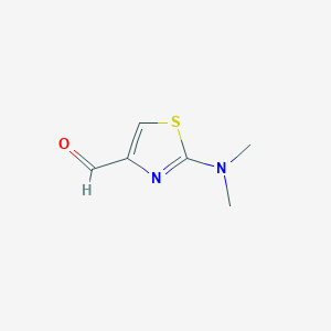 molecular formula C6H8N2OS B8800097 2-(Dimethylamino)thiazole-4-carbaldehyde CAS No. 521956-44-5
