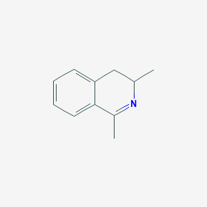 molecular formula C11H13N B8800156 1,3-Dimethyl-3,4-dihydroisoquinoline CAS No. 88422-85-9