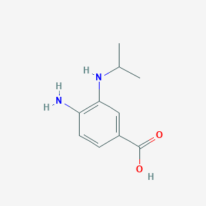 4-Amino-3-[(propan-2-YL)amino]benzoic acid