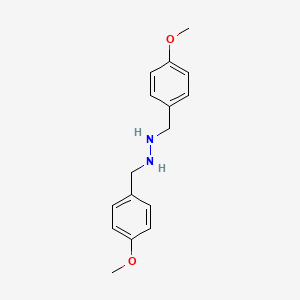 molecular formula C16H20N2O2 B8800195 1,2-Bis(4-methoxybenzyl)hydrazine CAS No. 81104-53-2