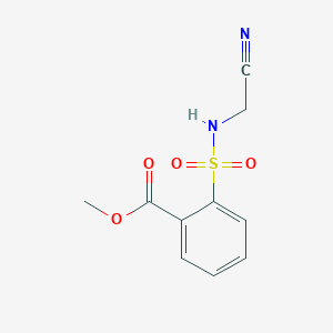 molecular formula C10H10N2O4S B8800356 Methyl 2-[(cyanomethyl)sulfamoyl]benzoate 
