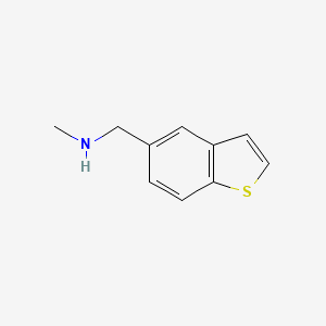 molecular formula C10H11NS B8800381 Benzo[b]thiophene-5-methanamine, N-methyl- CAS No. 934993-63-2