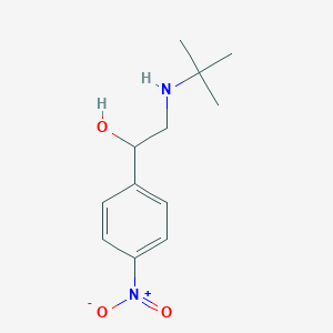 molecular formula C12H18N2O3 B8800383 2-Tert-butylamino-1-(4-nitro-phenyl)-ethanol 