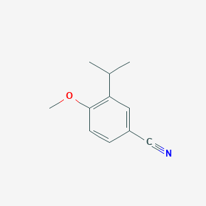 molecular formula C11H13NO B8800396 3-Isopropyl-4-methoxybenzonitrile 