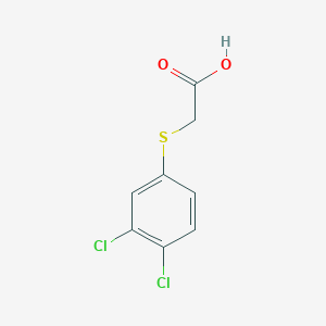 molecular formula C8H6Cl2O2S B8800397 [(3,4-Dichlorophenyl)thio]acetic acid CAS No. 21248-51-1