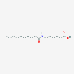 molecular formula C16H31NO3 B8800416 6-(Decanoylamino)hexanoic acid CAS No. 69242-01-9