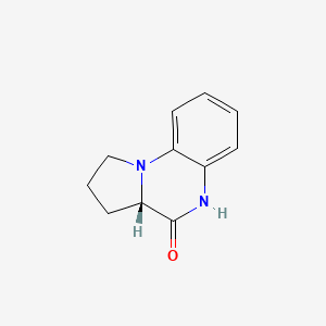 B8800502 (S)-1,2,3,3A-Tetrahydropyrrolo[1,2-A]quinoxalin-4(5H)-one CAS No. 214143-78-9