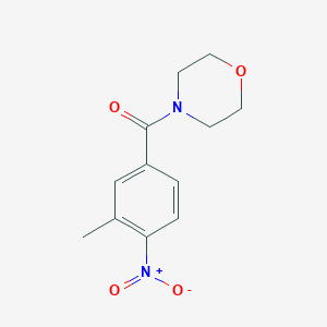 molecular formula C12H14N2O4 B8800518 (3-Methyl-4-nitrophenyl)(morpholin-4-yl)methanone 