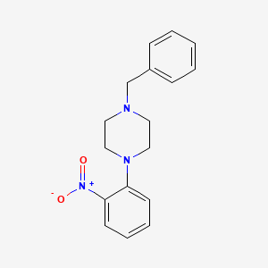 molecular formula C17H19N3O2 B8800561 1-Benzyl-4-(2-nitrophenyl)piperazine CAS No. 199105-16-3