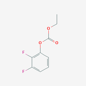 molecular formula C9H8F2O3 B8800673 2,3-Difluorophenyl ethyl carbonate 