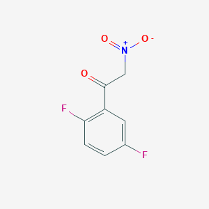 molecular formula C8H5F2NO3 B8800713 1-(2,5-Difluorophenyl)-2-nitroethanone 