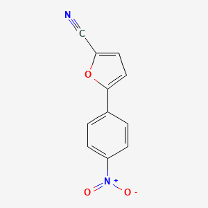 molecular formula C11H6N2O3 B8800777 5-(4-Nitrophenyl)-2-furonitrile 
