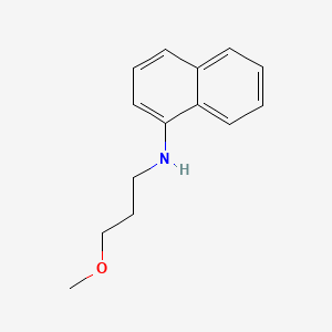 molecular formula C14H17NO B8800788 N-(3-Methoxypropyl)naphthalen-1-amine CAS No. 20034-29-1
