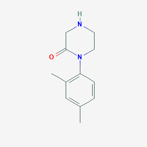 molecular formula C12H16N2O B8800808 1-(2,4-Dimethyl-phenyl)-piperazin-2-one 