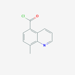 molecular formula C11H8ClNO B8800821 8-Methylquinoline-5-carbonyl chloride CAS No. 204783-04-0