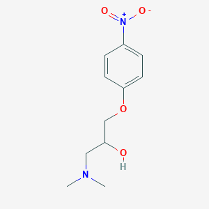 molecular formula C11H16N2O4 B8800859 1-(Dimethylamino)-3-(4-nitrophenoxy)propan-2-ol CAS No. 260045-39-4