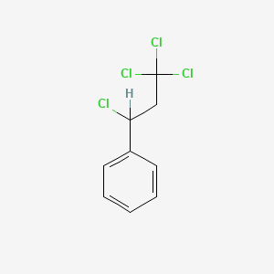 molecular formula C9H8Cl4 B8800961 (1,3,3,3-Tetrachloropropyl)benzene CAS No. 23691-27-2