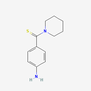 molecular formula C12H16N2S B8800994 1-(4-Aminothiobenzoyl)piperidine 