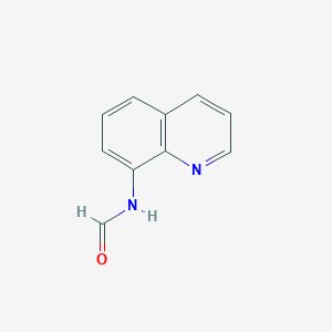 molecular formula C10H8N2O B8801025 N-Quinolin-8-ylformamide CAS No. 62937-22-8
