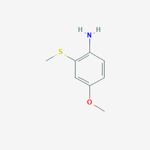 molecular formula C8H11NOS B8801058 4-Methoxy-2-(methylthio)aniline CAS No. 1658-03-3