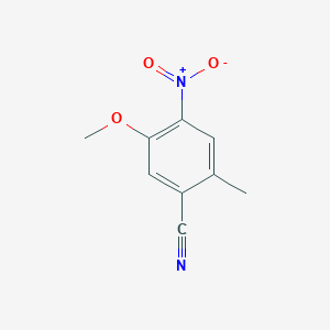 molecular formula C9H8N2O3 B8801070 5-Methoxy-2-methyl-4-nitrobenzonitrile 