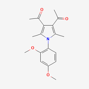 1-[4-Acetyl-1-(2,4-dimethoxy-phenyl)-2,5-dimethyl-1H-pyrrol-3-yl]-ethanone