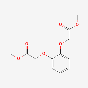 molecular formula C12H14O6 B8801108 Methyl 2-methoxycarbonylmethyloxyphenoxyacetate CAS No. 27648-87-9