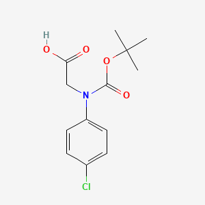 N-Boc-(4'-chlorophenyl) glycine