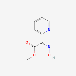 molecular formula C8H8N2O3 B8801142 methyl 2-(N-hydroxyimino)-2-(pyridin-2-yl)acetate 