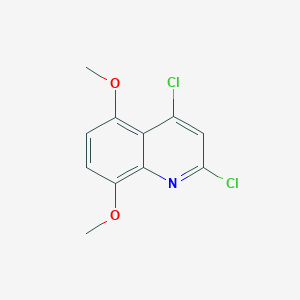 molecular formula C11H9Cl2NO2 B8801192 2,4-Dichloro-5,8-dimethoxyquinoline CAS No. 63070-62-2