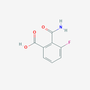 B8801235 2-Carbamoyl-3-fluorobenzoic acid CAS No. 83684-74-6