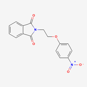 molecular formula C16H12N2O5 B8801238 2-[2-(4-nitrophenoxy)ethyl]-1H-isoindole-1,3(2H)-dione 