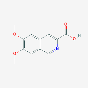 molecular formula C12H11NO4 B8801322 6,7-Dimethoxyisoquinoline-3-carboxylic acid 