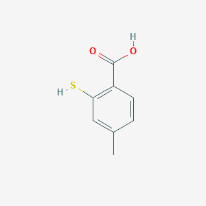 molecular formula C8H8O2S B8801333 4-Methyl-2-sulfanylbenzoic acid CAS No. 17839-52-0