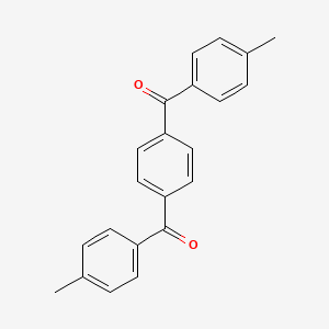 molecular formula C22H18O2 B8801379 1,4-Bis(4-methylbenzoyl)benzene CAS No. 61565-13-7