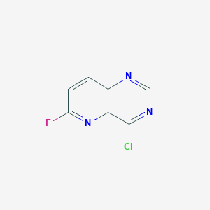 molecular formula C7H3ClFN3 B8801439 4-Chloro-6-fluoropyrido[3,2-D]pyrimidine 
