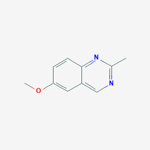 molecular formula C10H10N2O B8801445 6-Methoxy-2-methylquinazoline CAS No. 1266119-38-3