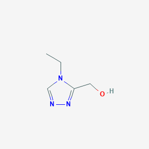 molecular formula C5H9N3O B8801463 (4-ethyl-4H-1,2,4-triazol-3-yl)methanol 
