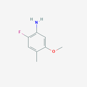 molecular formula C8H10FNO B8801465 2-Fluoro-5-methoxy-4-methylaniline 