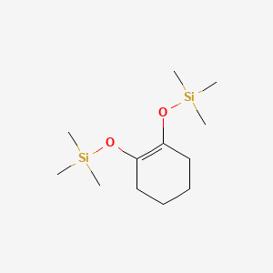 molecular formula C12H26O2Si2 B8801507 1,2-Bis(trimethylsilyloxy)cyclohexene CAS No. 6838-67-1
