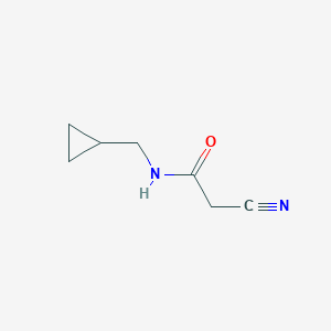 molecular formula C7H10N2O B8801594 N1-cyclopropylmethyl-2-cyanoacetamide 