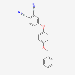 molecular formula C21H14N2O2 B8801631 4-(4-Benzyloxy-phenoxy)-phthalonitrile CAS No. 301211-90-5