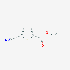 molecular formula C8H7NO2S B8801683 Ethyl 5-cyanothiophene-2-carboxylate 