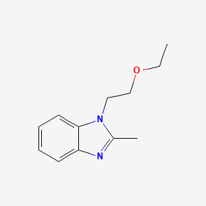 molecular formula C12H16N2O B8801722 1-(2-ethoxyethyl)-2-methyl-1H-benzimidazole 