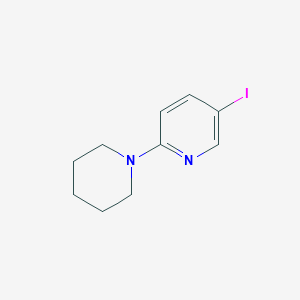 molecular formula C10H13IN2 B8801753 5-Iodo-2-(piperidin-1-yl)pyridine CAS No. 494771-66-3