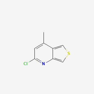 molecular formula C8H6ClNS B8801796 2-Chloro-4-methylthieno[3,4-B]pyridine 