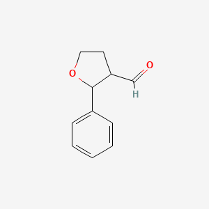B8801854 2-Phenyloxolane-3-carbaldehyde CAS No. 175154-68-4